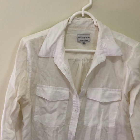Cotton On Button Down Cotton Shirt - Picture 2 of 5